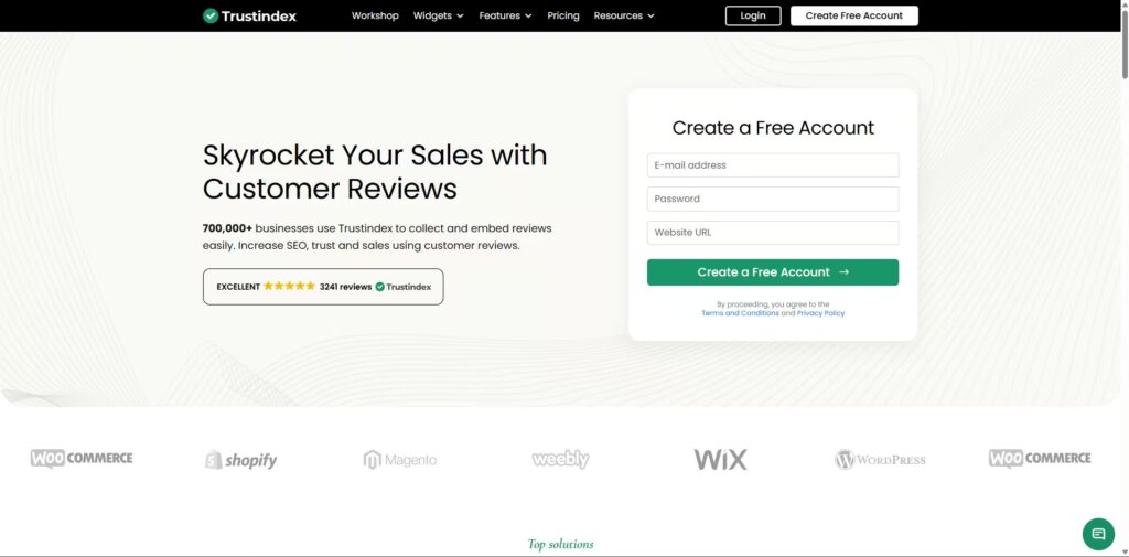 Display customer reviews on your website from multiple sources - Trustindex.io review